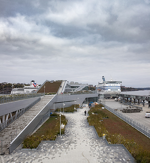 C.F. Møller Architects, Mads Mandrup, Ferry Terminal, Värtaterminalen, Stockholm, Sweden, Nivå Landskapsarkitekter